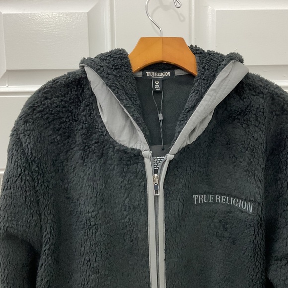 CONTTRAST SHERPA JACKET Size M. - Picture 7 of 7